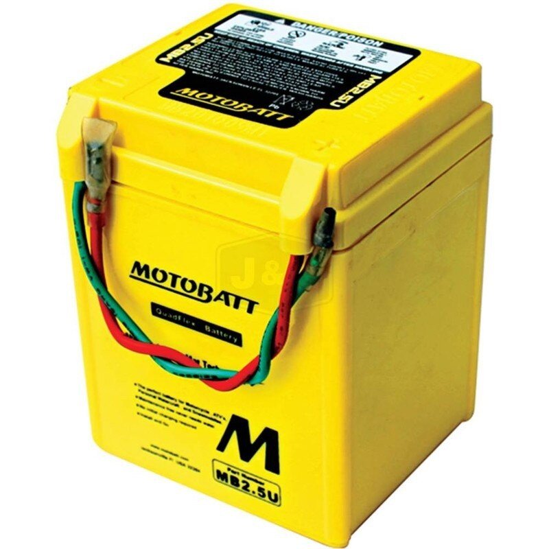 MOTOBATT BATTERY REPLACES HONDA MB2.5U FOR MOTORCYCLE CAPACITY STENS MB2.5U - OPE Quality Parts