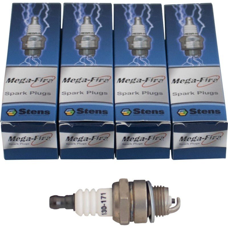MEGA - FIRE SPARK PLUG REPLACES 4PC REPLACES ECHO SPARK PLUG 2218 STENS 130 - 171 - 4 - OPE Quality Parts