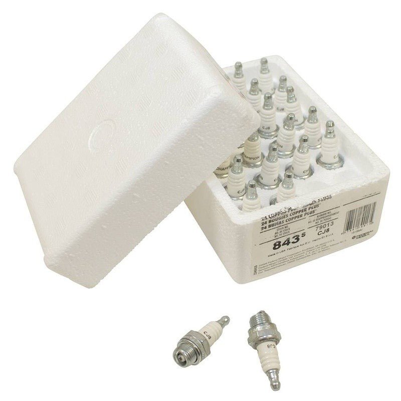 REPLACES CHAMPION SPARK PLUG 843 AM54450 FOR SHINDAIWA FITS EB480 STENS 130 - 450 - OPE Quality Parts