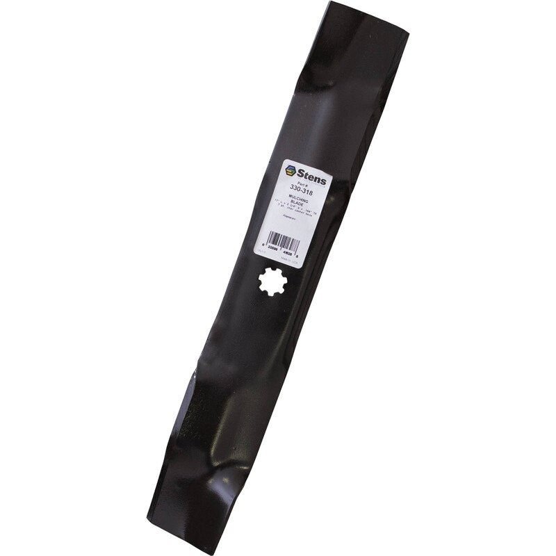 REPLACES JOHN DEERE MULCHING BLADE GX21786 X140 X165 17 IN 7PT 17" STENS 330 - 318 - OPE Quality Parts