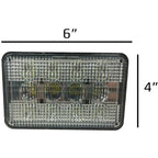 TIGER LIGHTS REPLACES CASEIH LED TRACTOR HEADLIGHT 131227C92 FOR STENS TL2010 - 1 - OPE Quality Parts