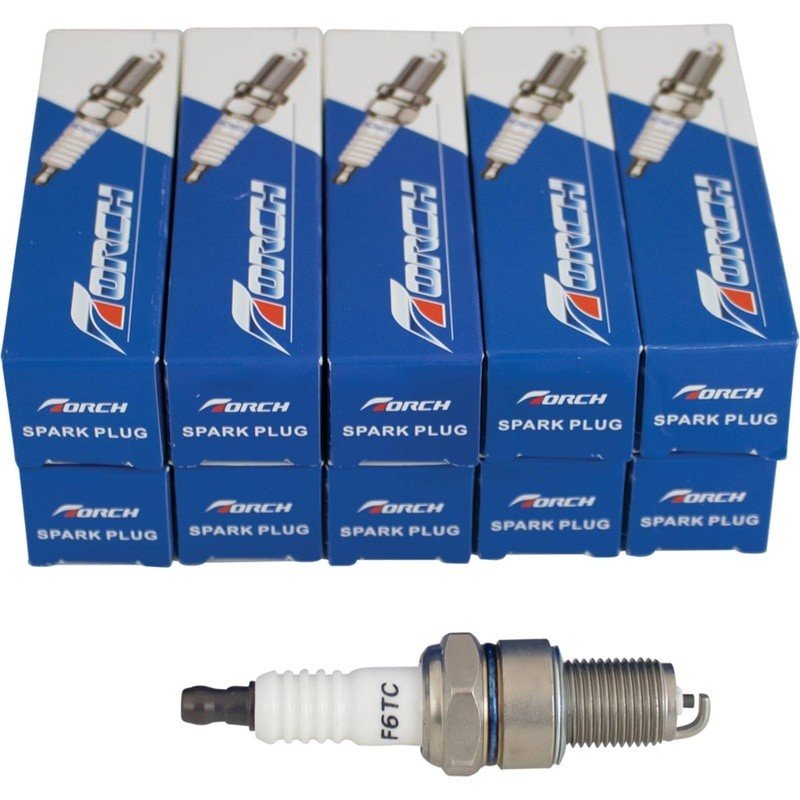 10PC REPLACES TORCH SPARK PLUG F6TC NGK FOR SMALL ENGINES STENS 131 - 047 - 10 - OPE Quality Parts