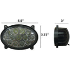 TIGER LIGHTS REPLACES JOHN DEERE LED HOOD LIGHT RE271574 8120 8220 STENS TL8220 - OPE Quality Parts
