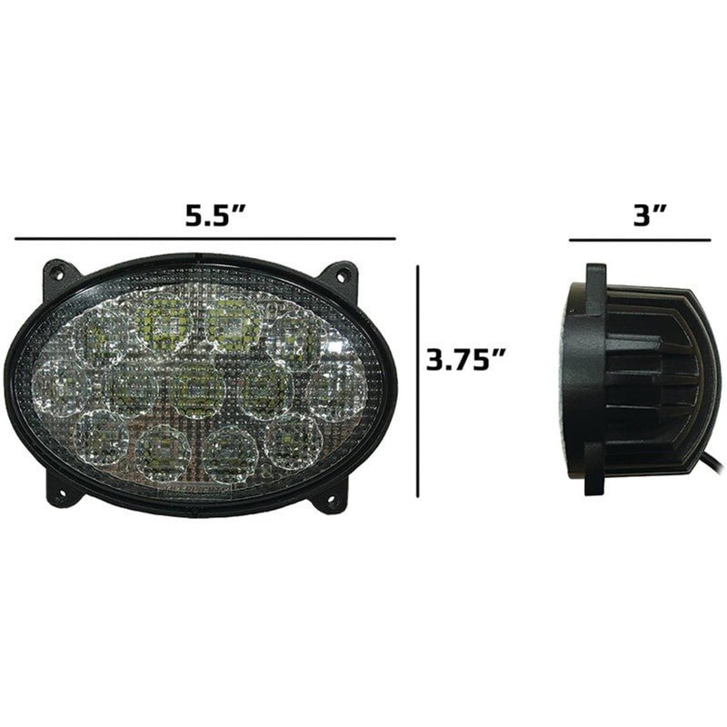 TIGER LIGHTS REPLACES JOHN DEERE LED HOOD LIGHT RE271574 8120 8220 STENS TL8220 - OPE Quality Parts