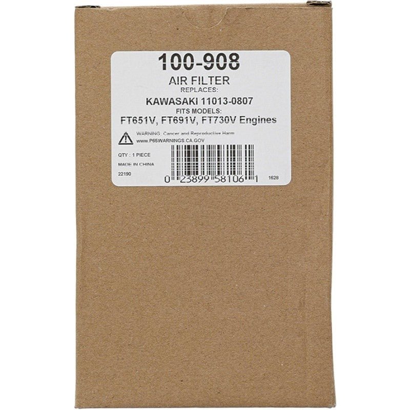 REPLACES KAWASAKI AIR FILTER 11013 - 0807 BOBCAT FOR FT651V FT691V STENS 100 - 908 - OPE Quality Parts